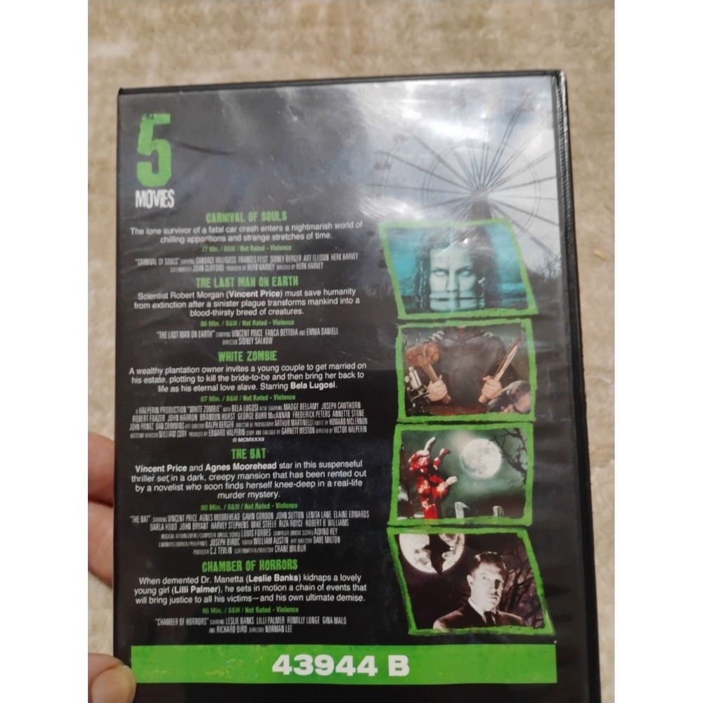 Big Box of Horror DVD 2016 5 Movie Collection Echo Bridge